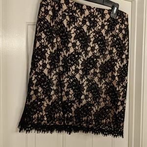 Banana Republic lace pencil skirt size 12P